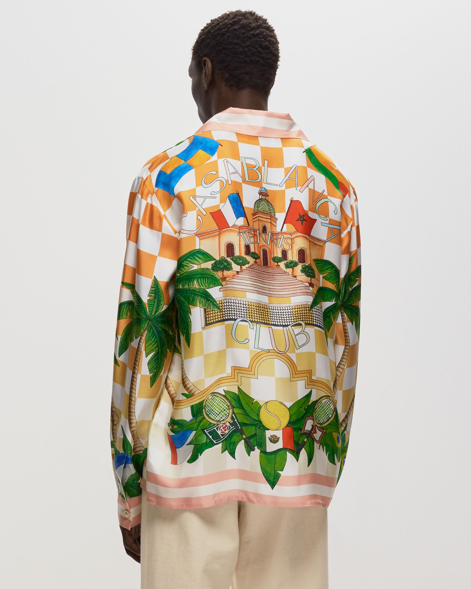 Cuban Collar Long Sleeve Shirt