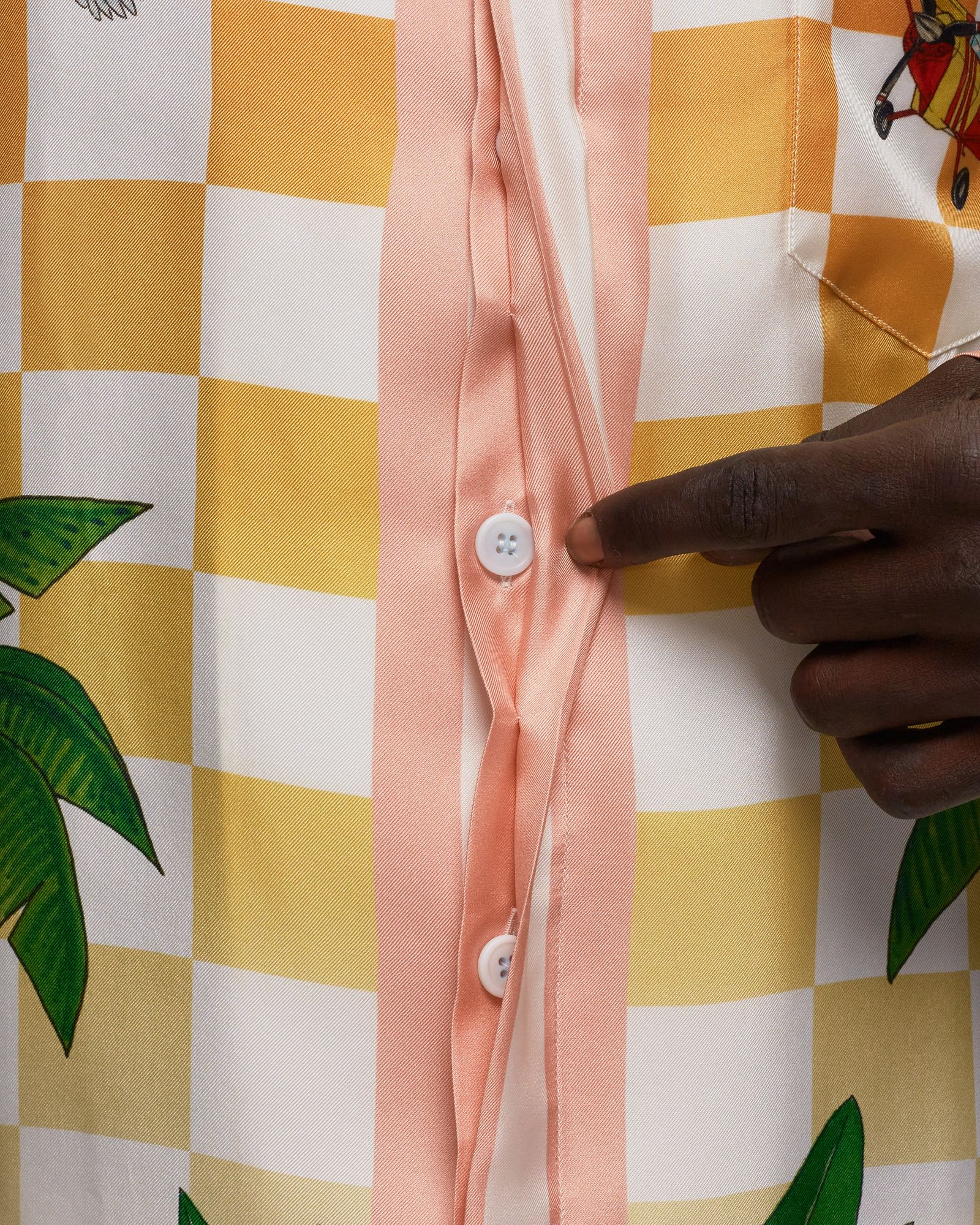 Cuban Collar Long Sleeve Shirt