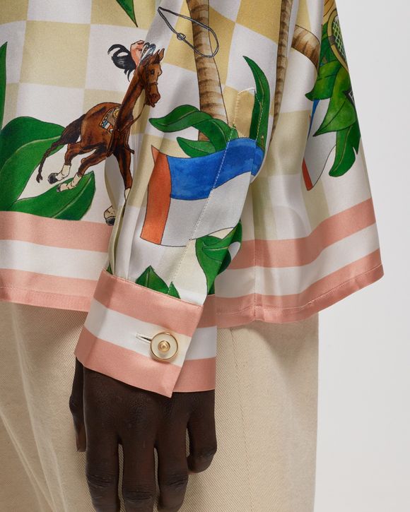 Cuban Collar Long Sleeve Shirt