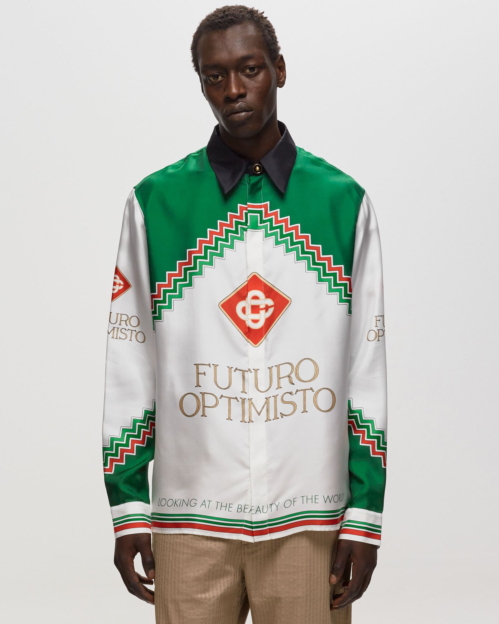 Long Sleeve Silk Shirt