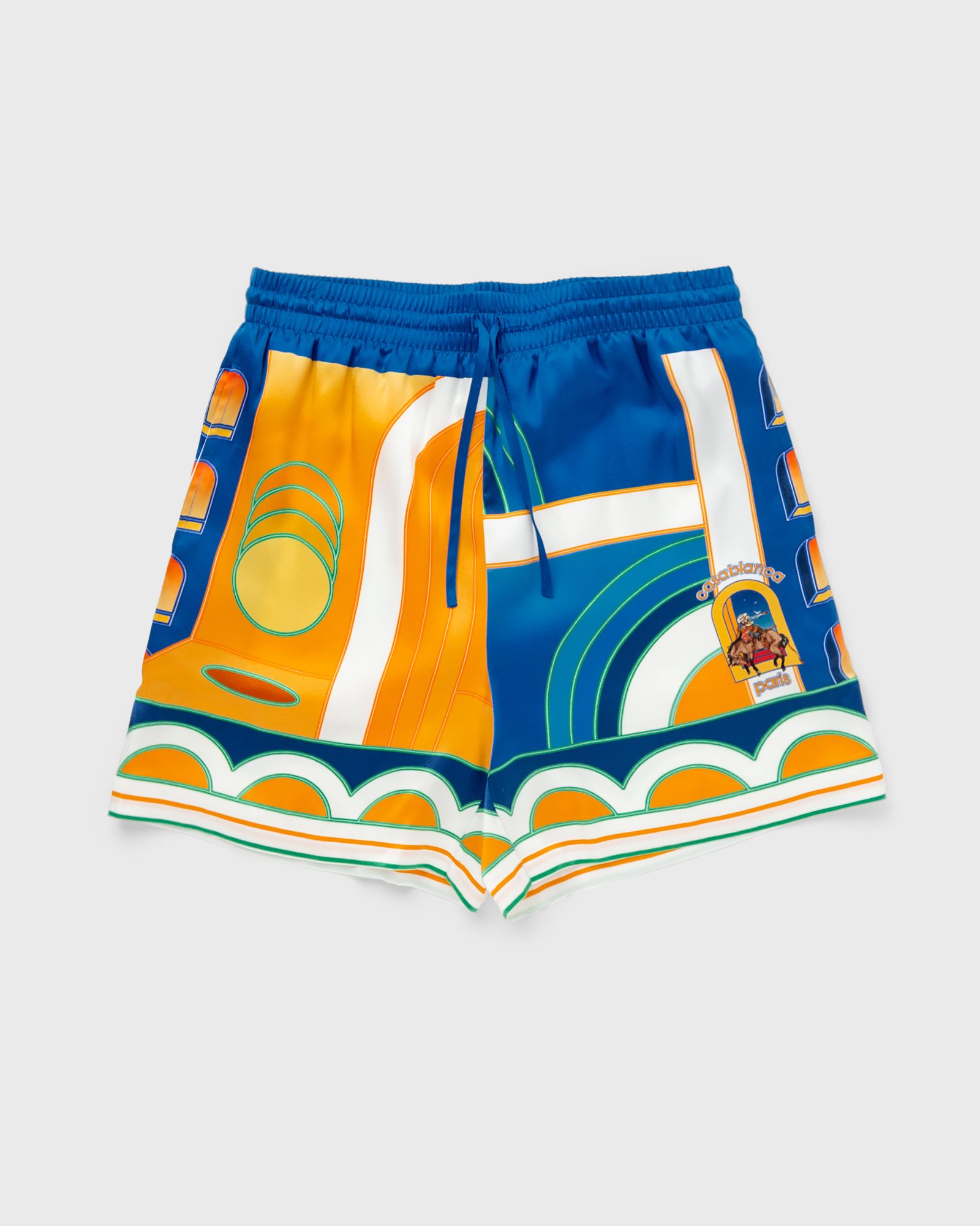 Silk Shorts With Drawstrings