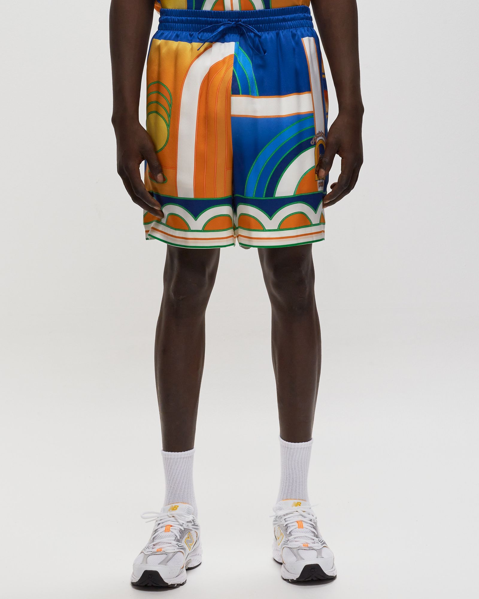 Silk Shorts With Drawstrings