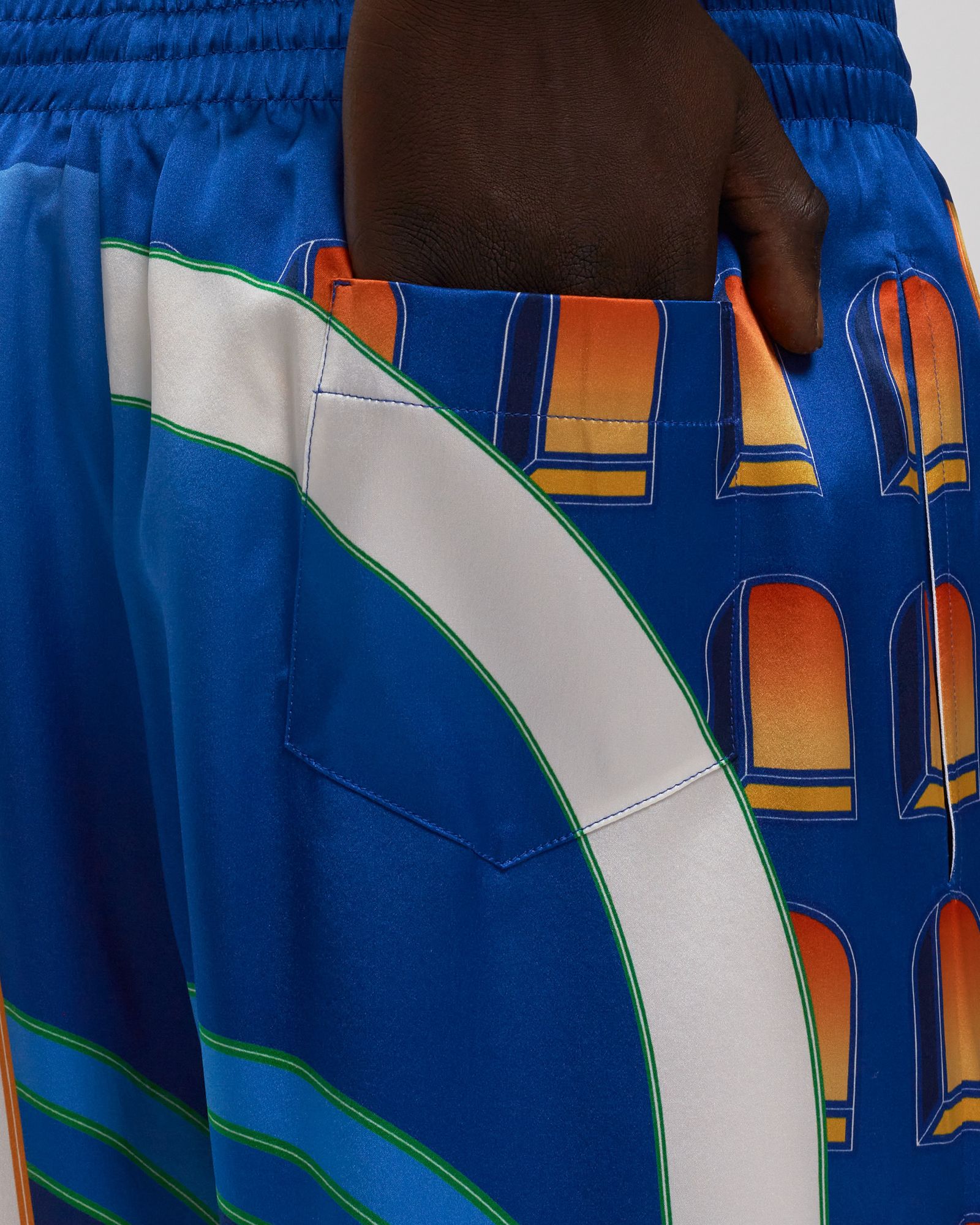 Silk Shorts With Drawstrings