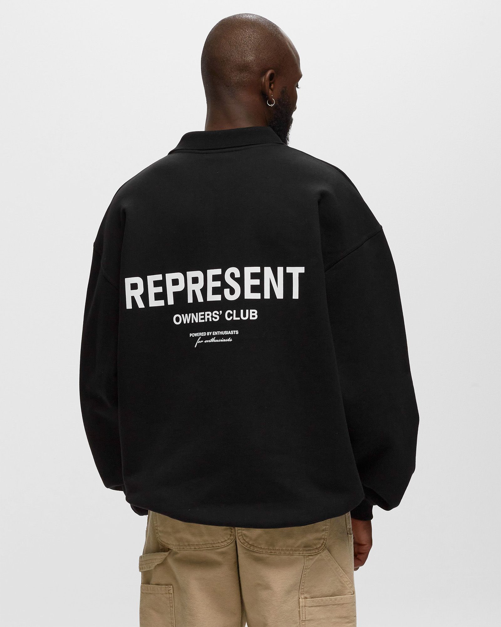 REPRESENT OWNERS CLUB LS POLO SWEAT