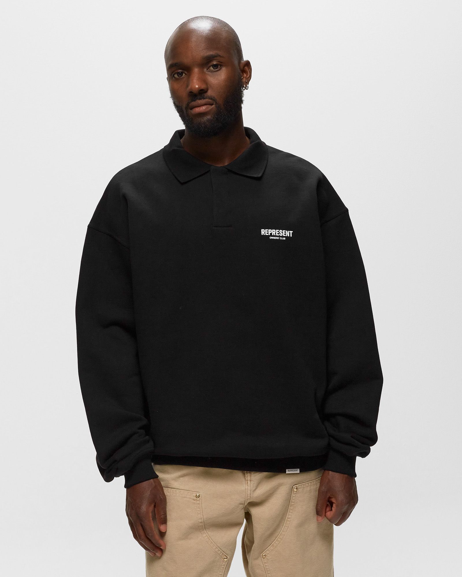 REPRESENT OWNERS CLUB LS POLO SWEAT