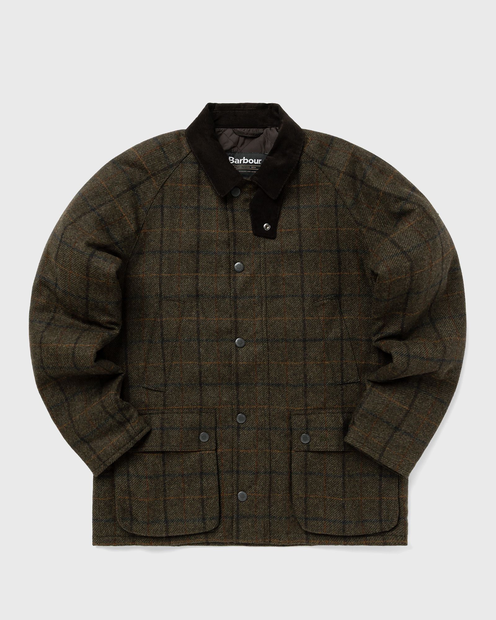 Barbour Bedale Wool Jacket Brown | BSTN Store