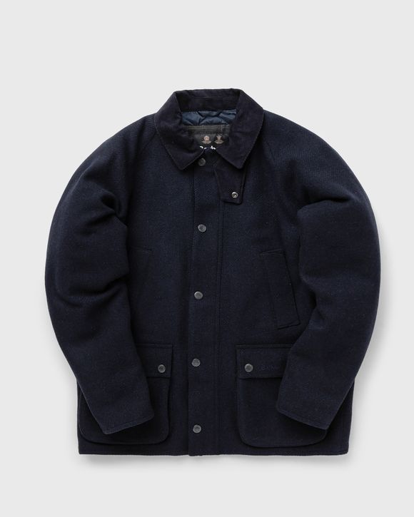 Barbour Bedale Wool Blue | BSTN Store