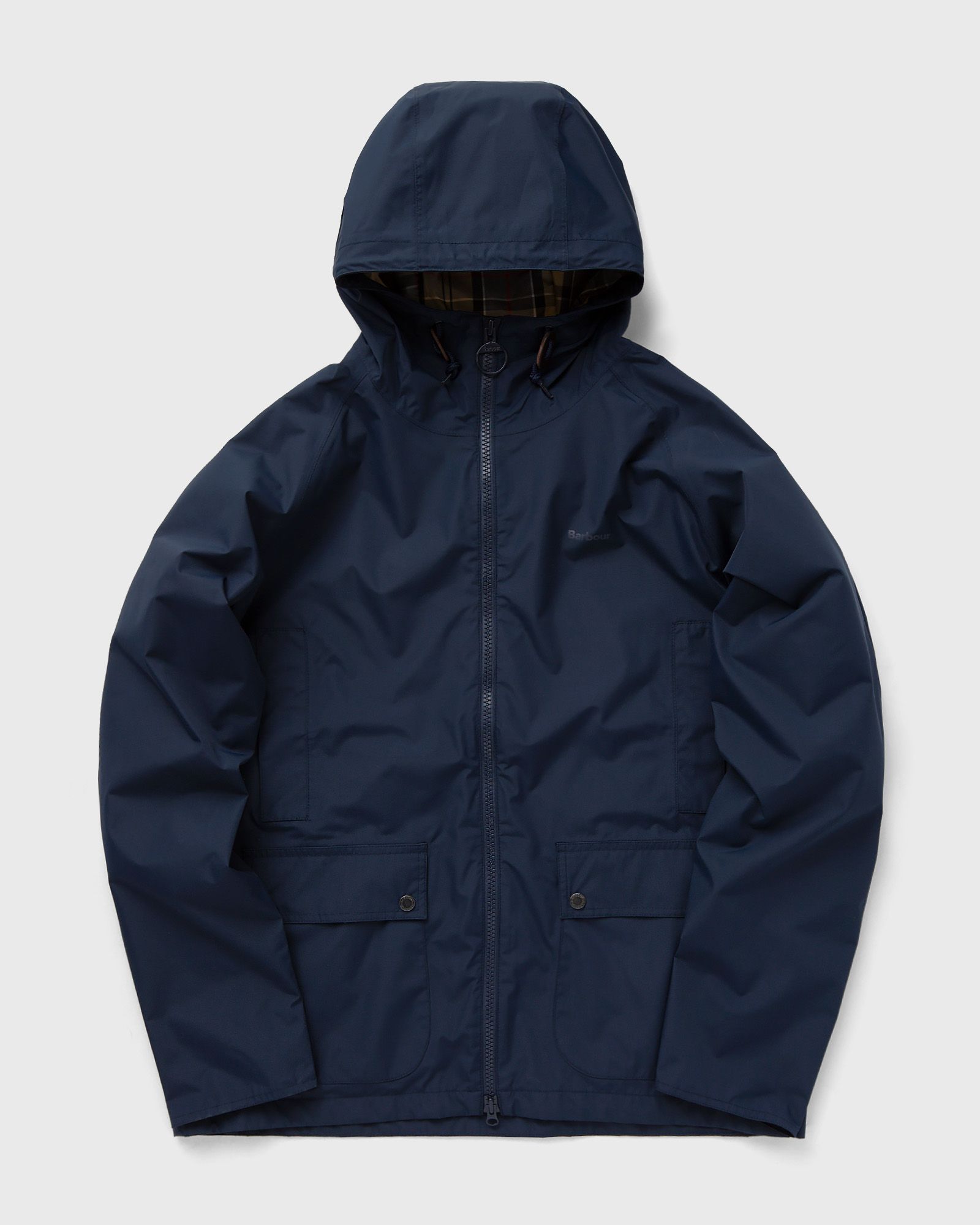 Barbour - hooded domus jacket men windbreaker blue in größe:xl