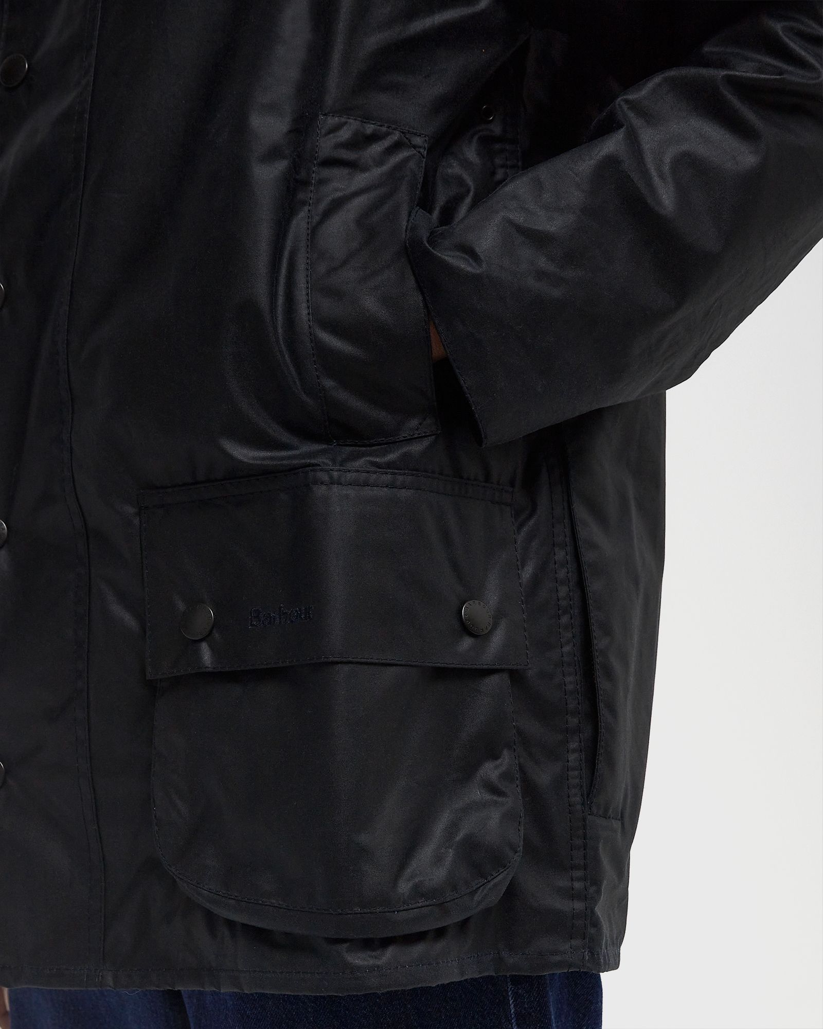Barbour バブアー SL BEAUFORT DOT BLACK 32 Barbour Beaufort Wax Jacket Black | BSTN Store