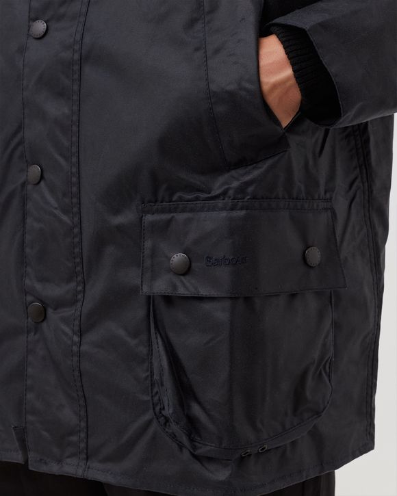 Barbour Bedale Wax Jacket Black | BSTN Store