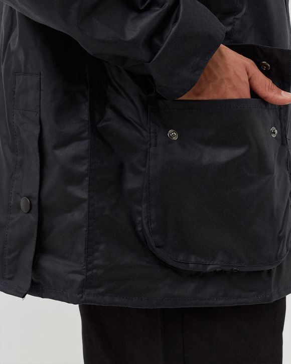 Barbour Bedale Wax Jacket Black | BSTN Store