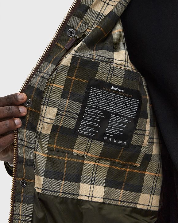 Barbour Bedale Wax Jacket Black | BSTN Store