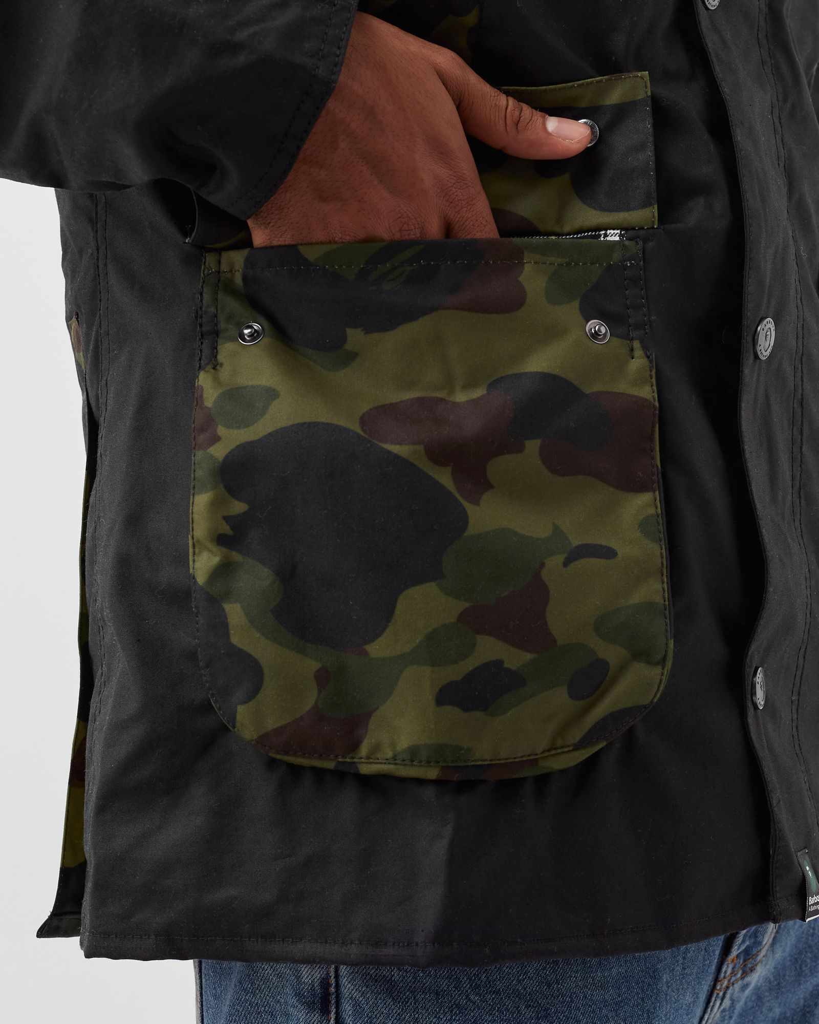 Barbour x Bape Camo Bedale Jacket