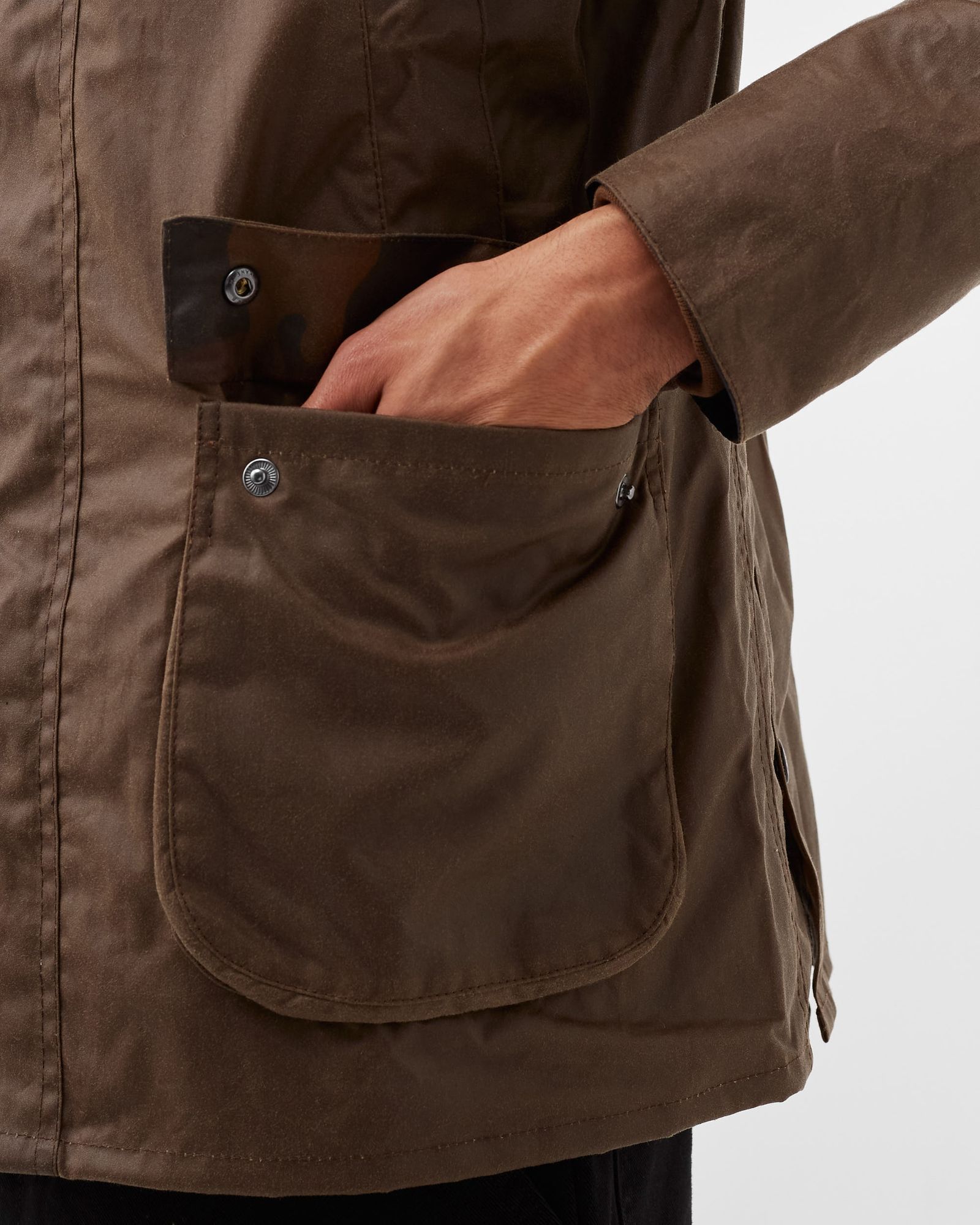 SL BEDALE CAMO WAX JACKET