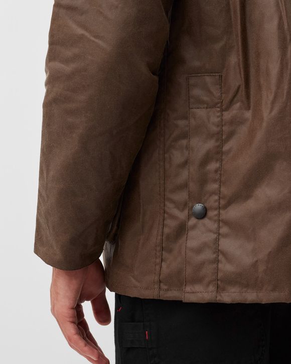 Barbour SL BEDALE CAMO WAX JACKET Brown | BSTN Store