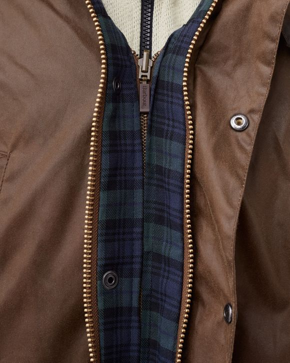 Barbour SL BEDALE CAMO WAX JACKET Brown - BARK