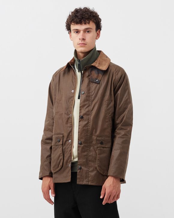 SL BEDALE CAMO WAX JACKET - BARK