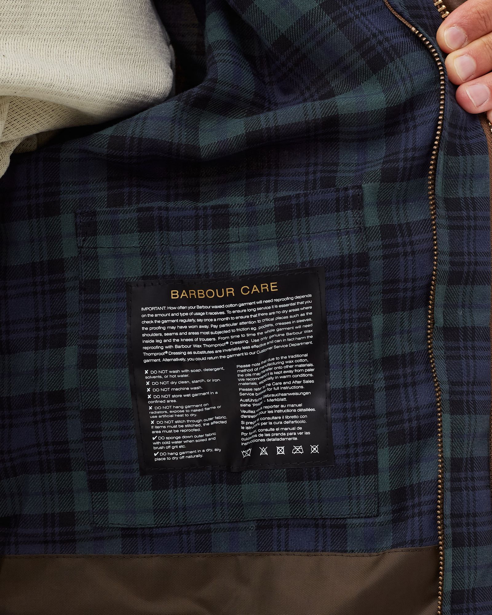 SL BEDALE CAMO WAX JACKET