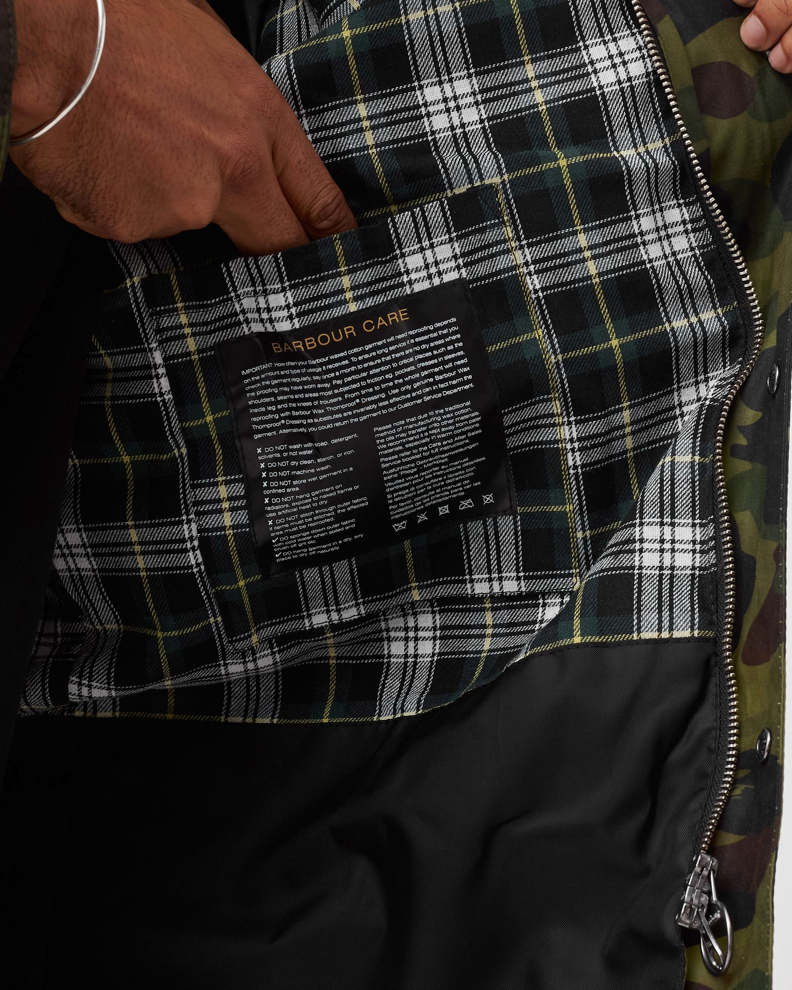 Barbour x Bape Camo Bedale Snowboard Jacket