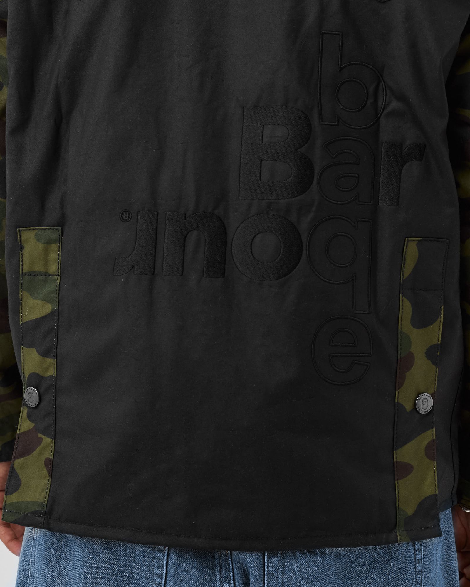 Barbour x Bape Camo Rain Jacket