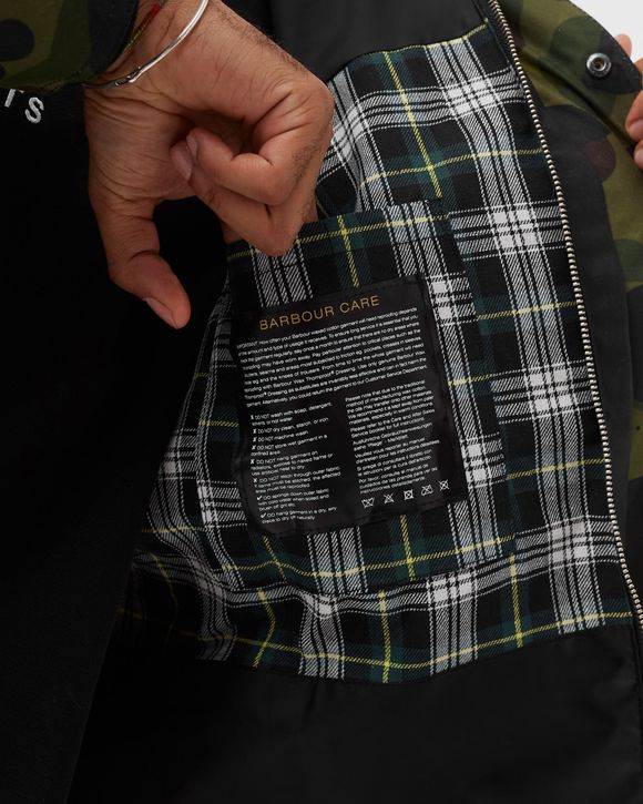 Barbour x Bape Camo Rain Jacket