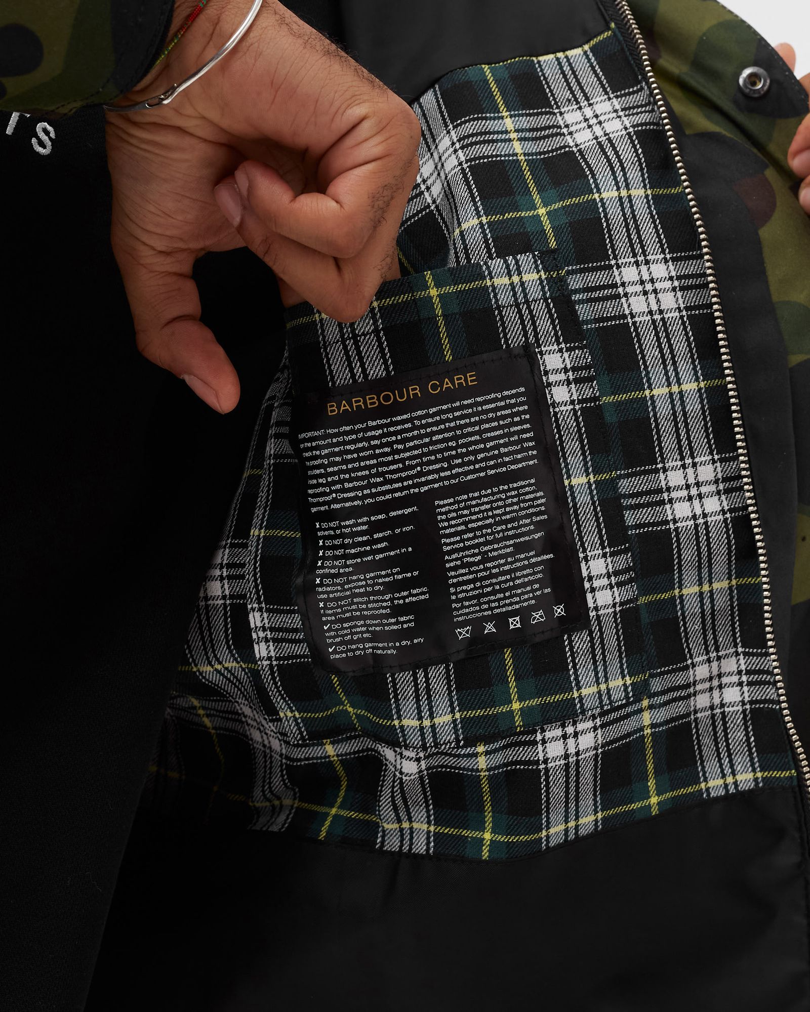 ジャケット・アウター Barbour x BAPE BOARD JACKET BARBOUR | bape.com