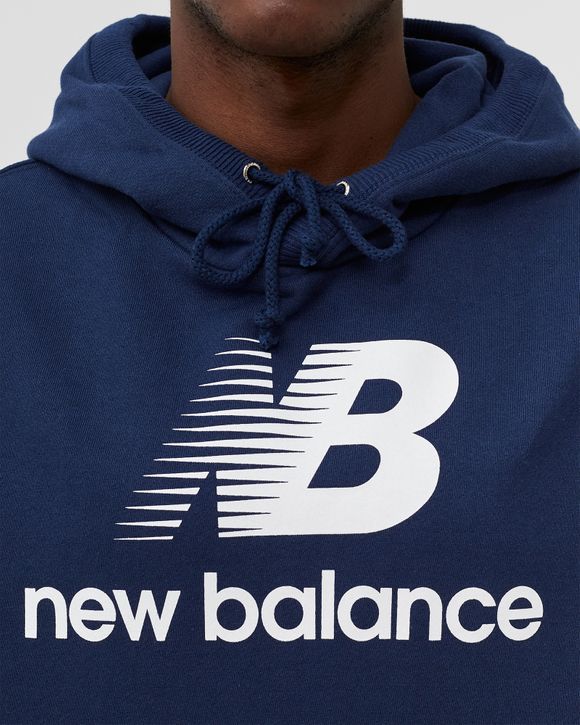 Navy blue discount new balance hoodie