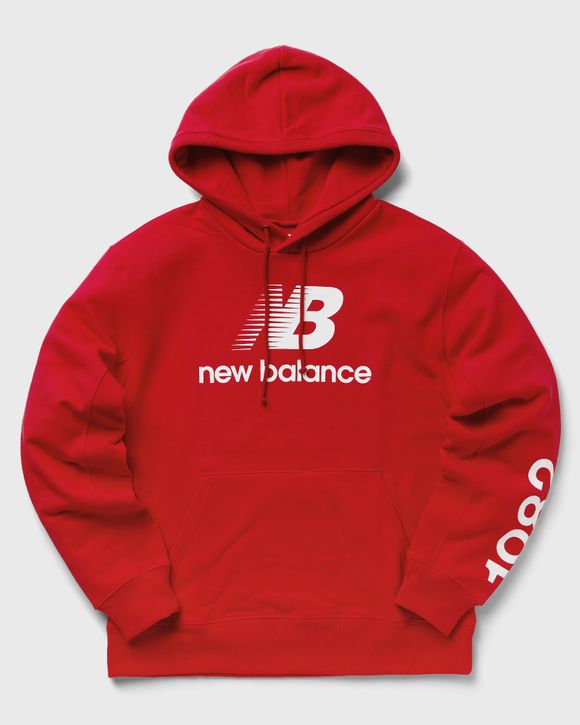 New balance best sale red hoodie