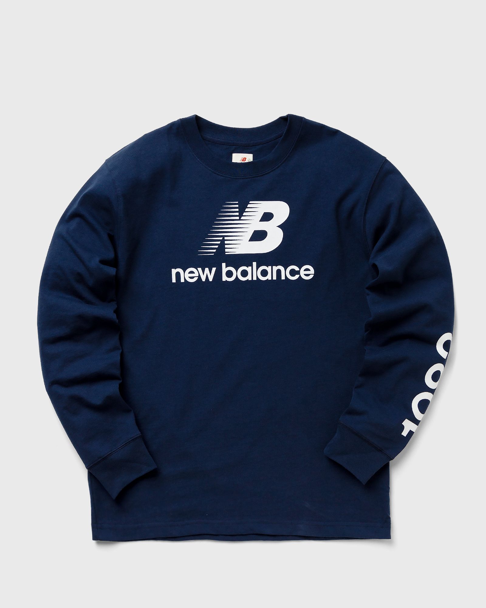 new balance made in usa logo l/s tee men longsleeves