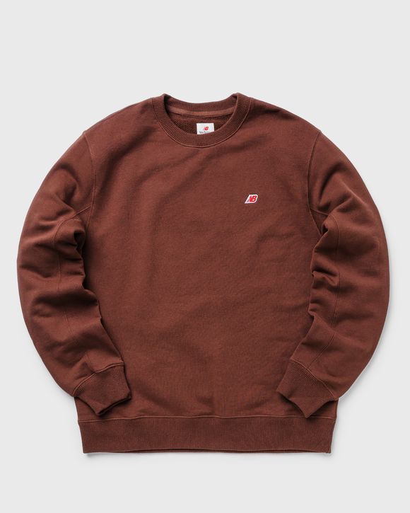 New Balance Made in USA Crew Sweatshirt Brown | BSTN Store