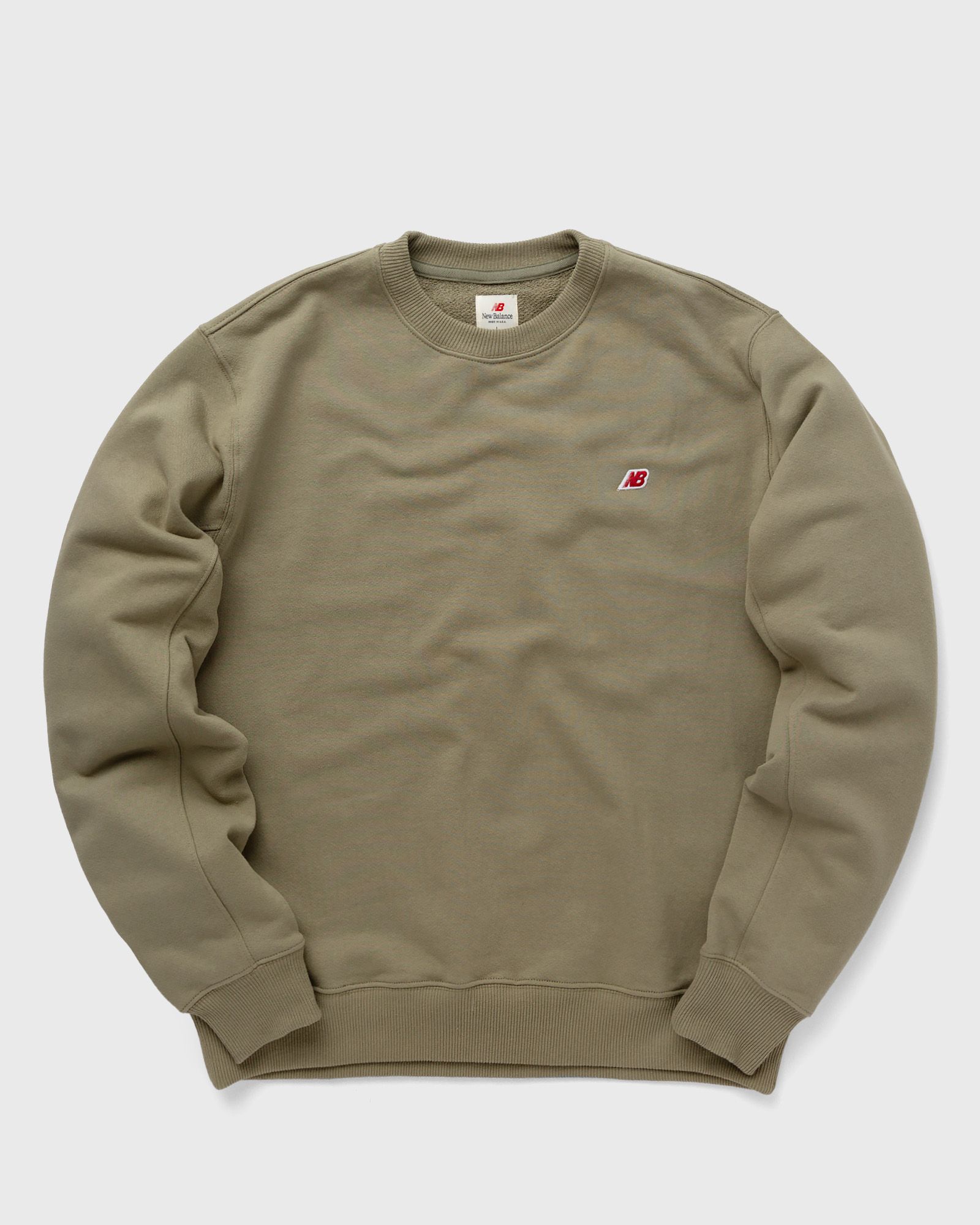 New Balance - made in usa core crewneck sweatshirt men sweatshirts green in größe:l