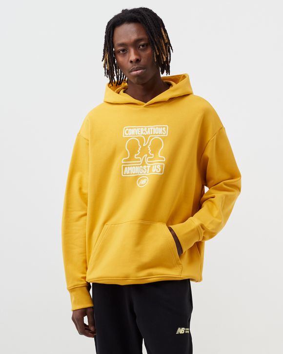 New balance yellow discount hoodie