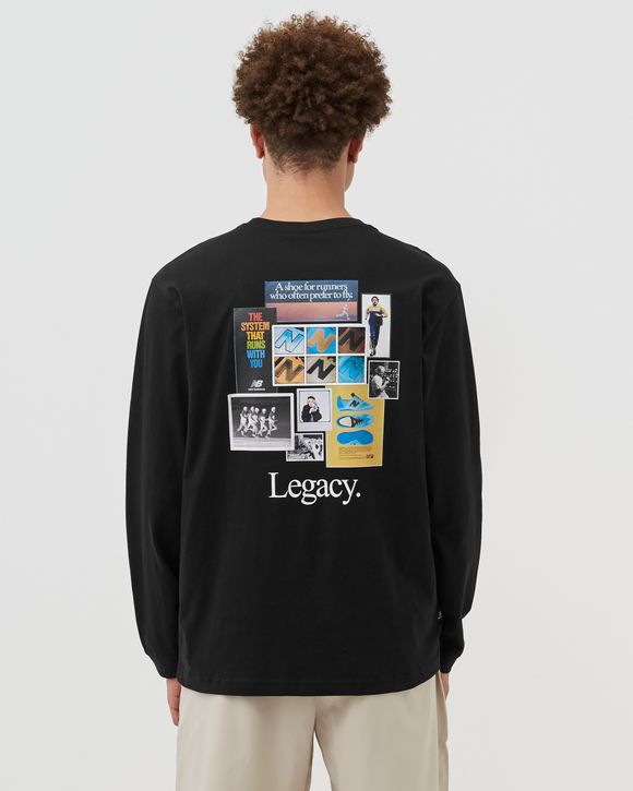 Athletics Legacies Graphic Collage Long Sleeve Tee