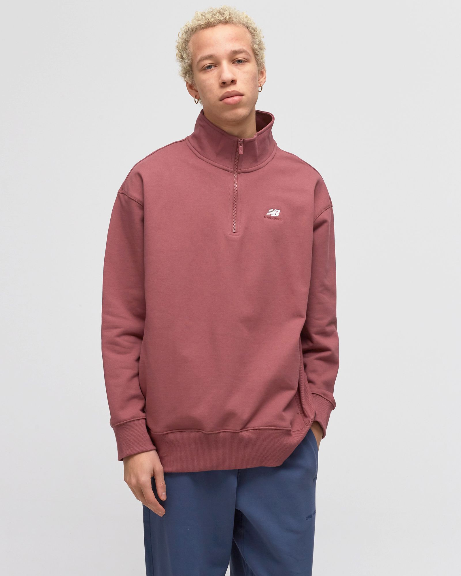 Athletics 90's 1/4 Zip Mock Sweatshirt