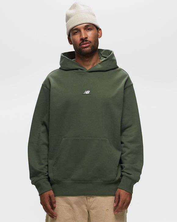 New Balance Athletics Remastered Graphic French Terry Hoodie Green