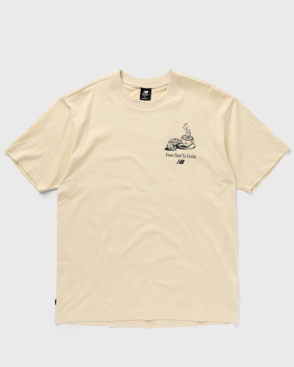 New Balance Essentials Cafe Grandpa Cotton Tee Beige | BSTN Store