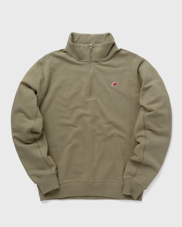 New Balance MADE in USA Quarter Zip Pullover Green | BSTN Store