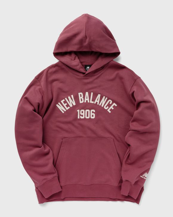 New balance hot sale hoodie burgundy