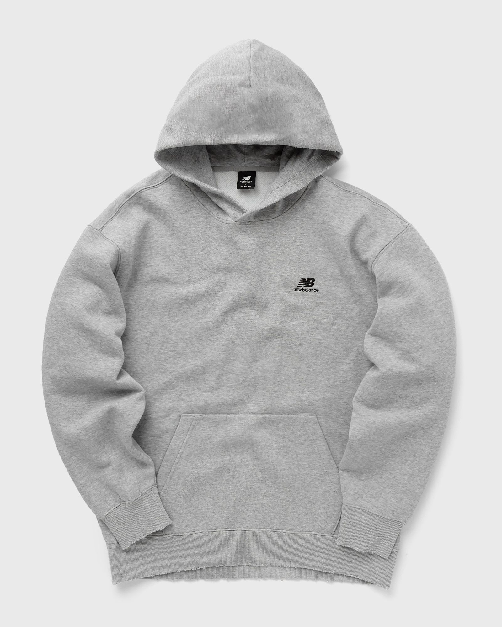 New Balance - hoops fleece hoodie men hoodies grey in größe:m