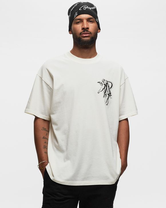 Represent T-shirt ''cherub Initial'' In Cotone Bianca in White for Men