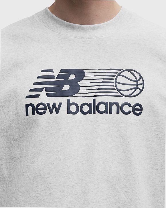 New Balance Hoops Graphic Tee Grey | BSTN Store