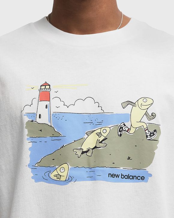 Athletics Running Fish Tee