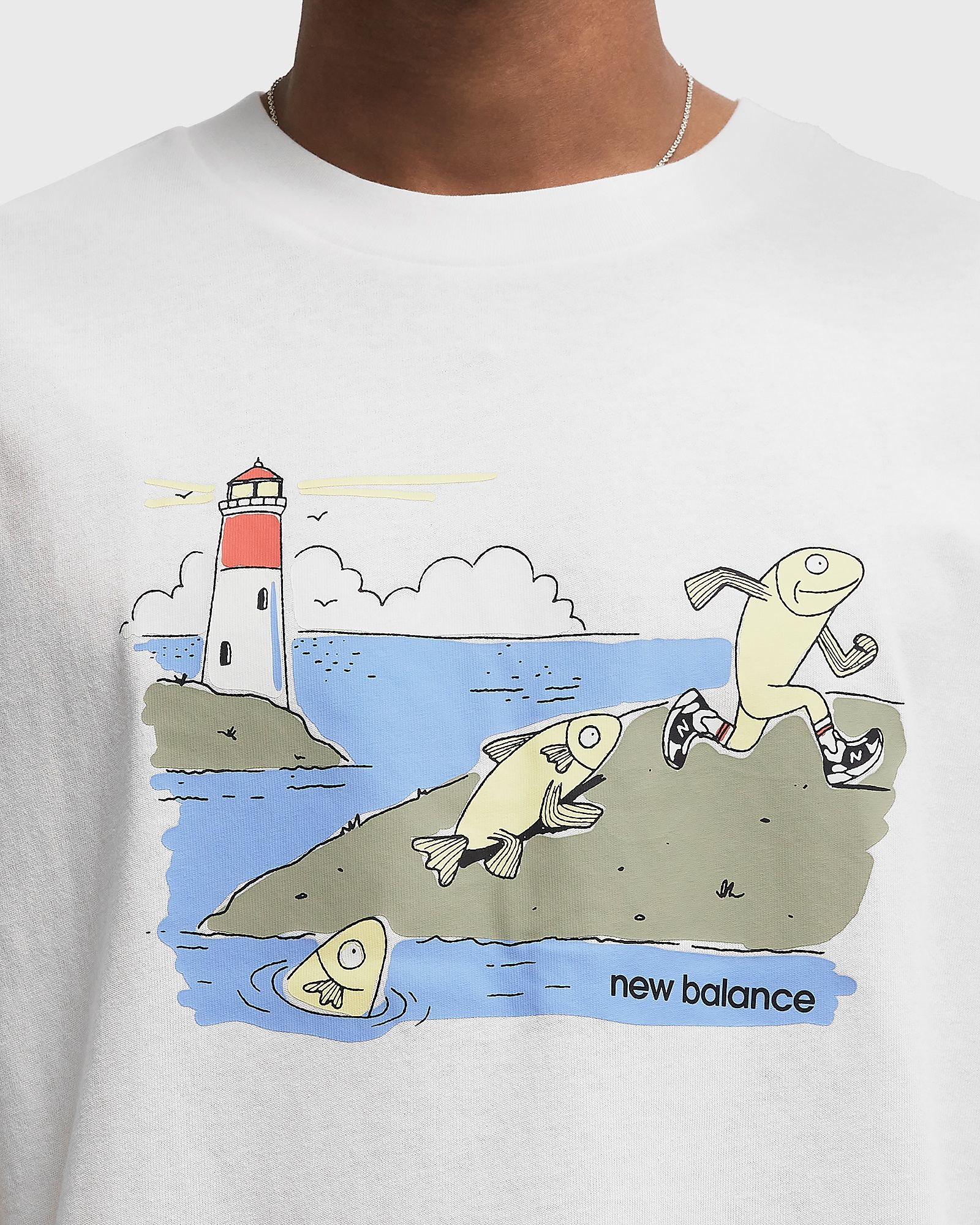 Athletics Running Fish Tee