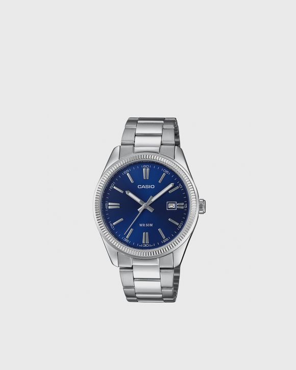 Casio General Blue Dial Silver Stainless Steel Unisex Watch MTP-1302PD-2AVEF