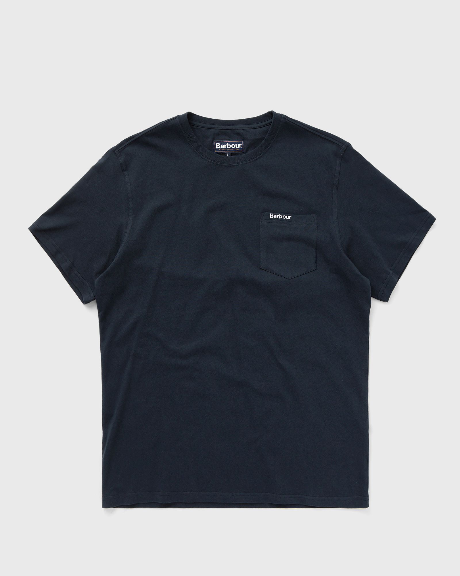 Barbour - langdon pocket tshirt men shortsleeves blue in größe:xxl