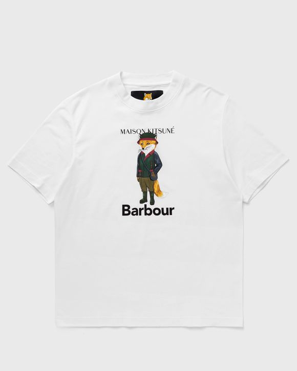 Barbour Barbour X Maison Kitsune Beaufort Fox Tee White - white