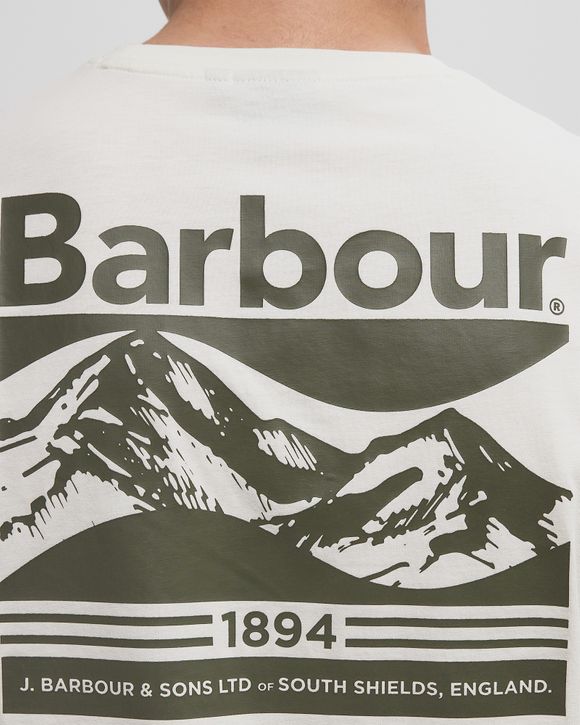 Barbour Camber Graph Tee White | BSTN Store