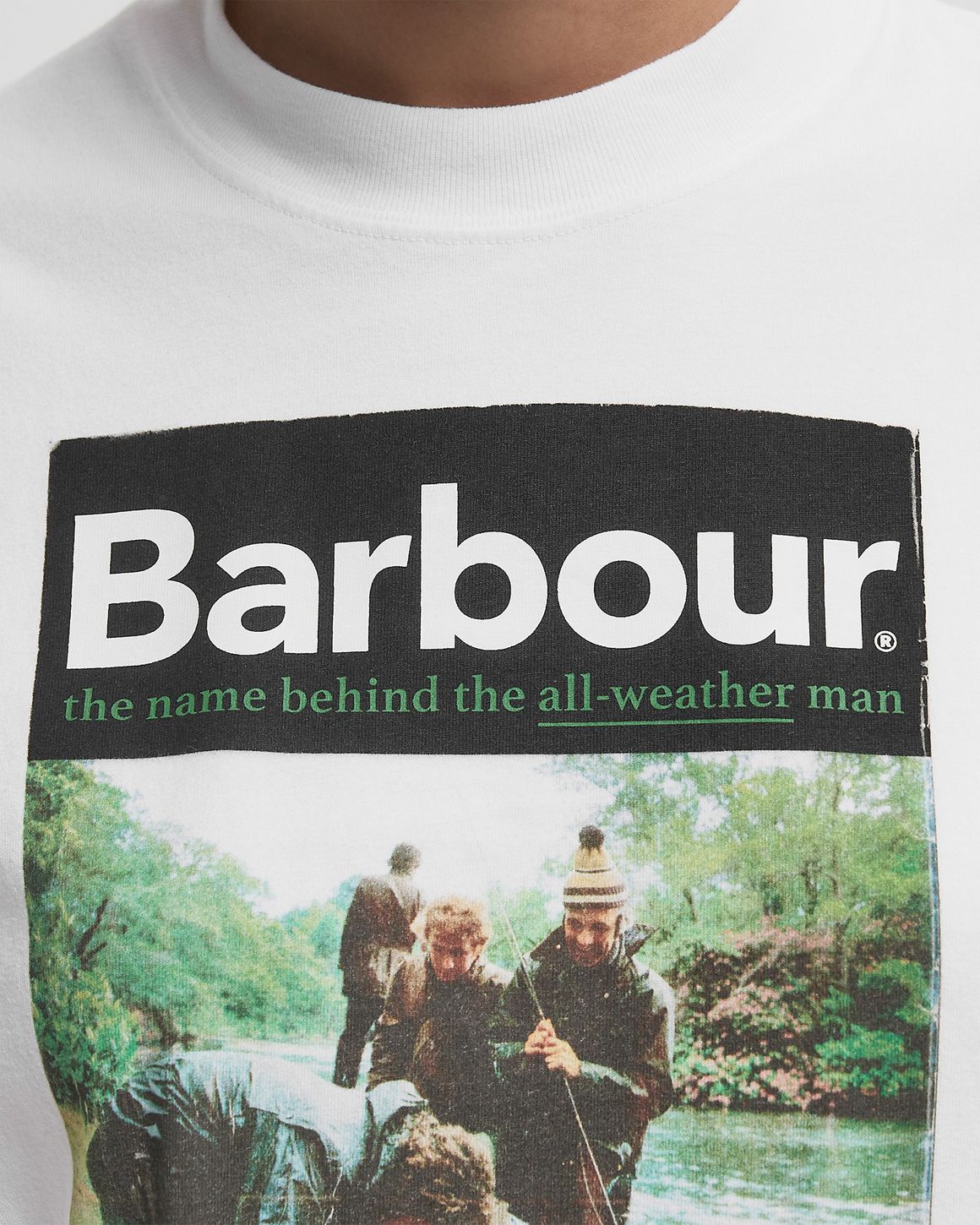 Barbour All-Weather Tee White | BSTN Store