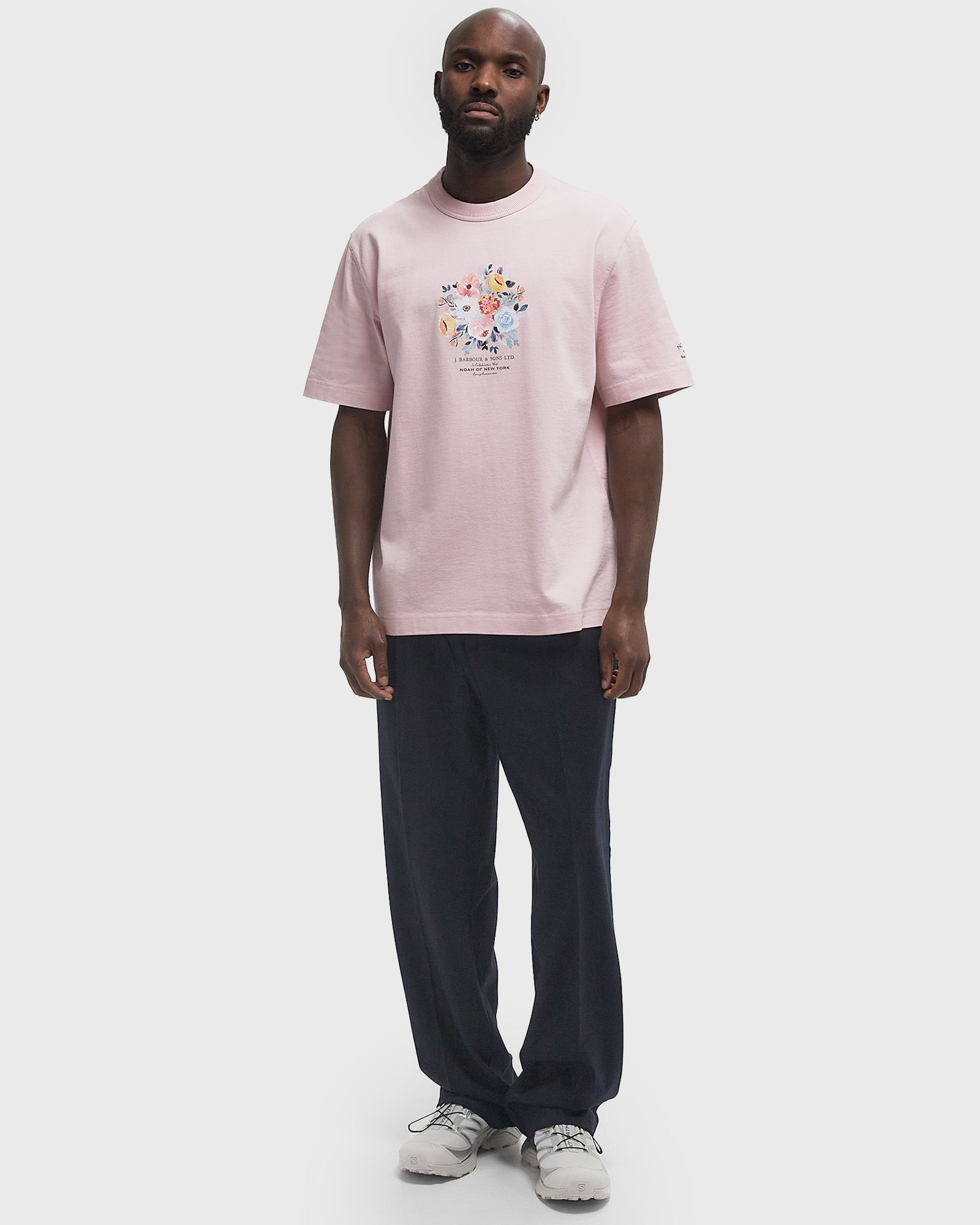 Barbour x Noah Floral T-Shirt Blue | BSTN Store