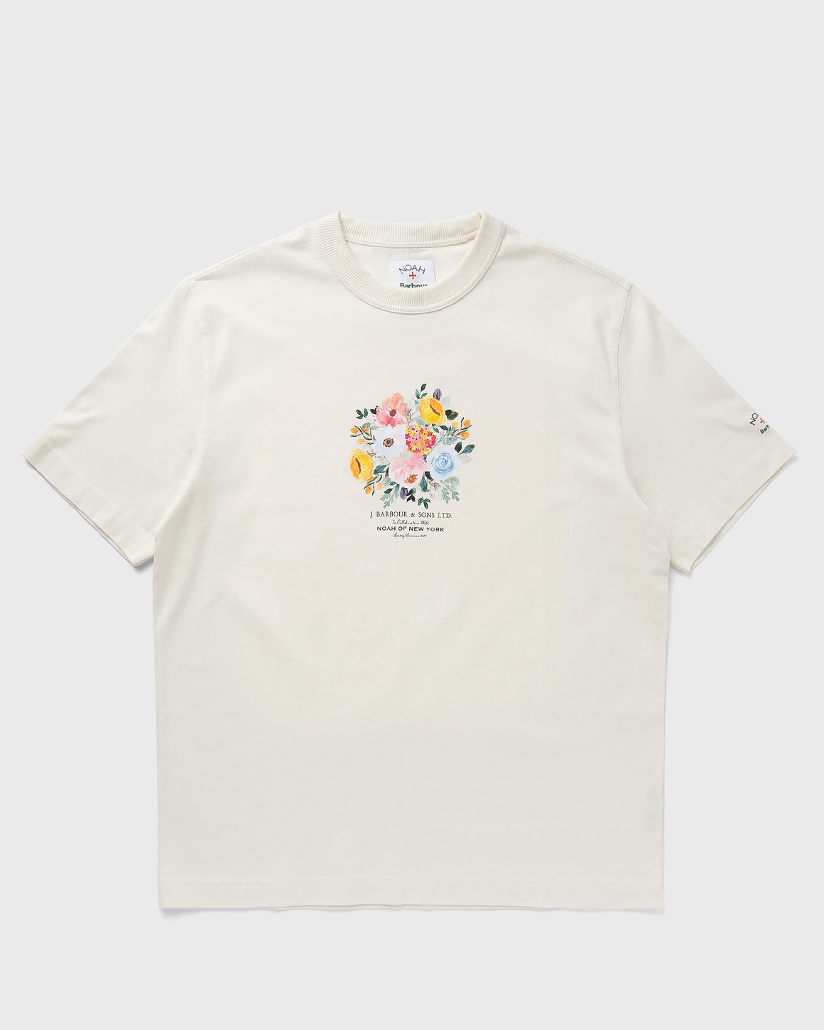 Tシャツ・カットソー Barbour Barbour x NOAH 'Archive Swan' T-shirt Barbour x Noah Floral T-Shirt Grey | BSTN Store